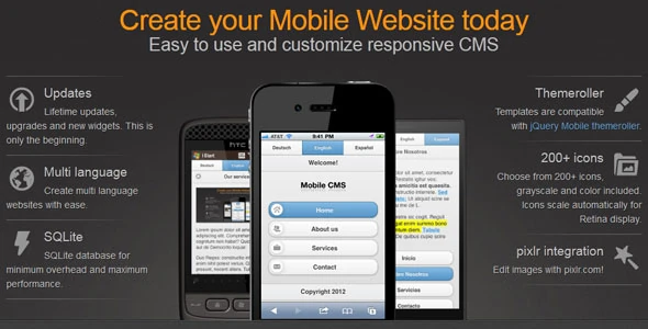 Mobile CMS, sales banner, 2012